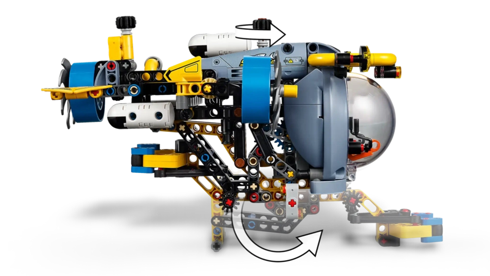 Конструктор LEGO Technic 42201 Глубоководная исследовательская подводная лодка