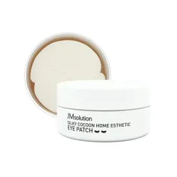 Гидрогелевые патчи JMSOLUTION Silky Cocoon Home Esthetic Eye Patch с экстрактом шёлка – 90г