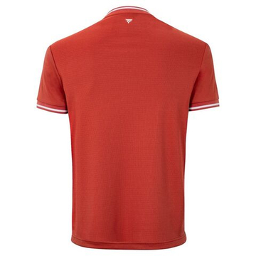 Футболка для мальчика теннисная Tecnifibre Team Tech - terracotta