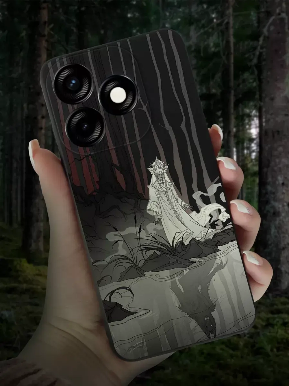 Чехол на Tecno Spark 10, 10C с принтом