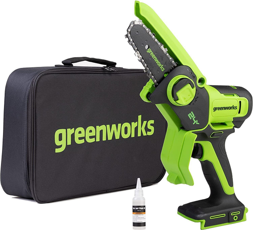 Пила аккумуляторная 24V Greenworks GD24CSMNX б/щ 15см без АКБ и ЗУ