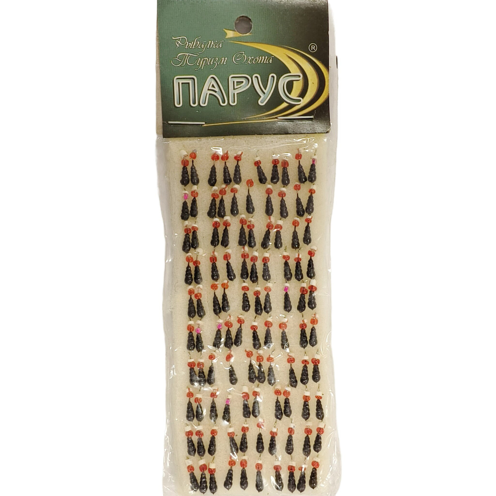 Набор мормышек "Парус" (100 шт. в упаковке) №1