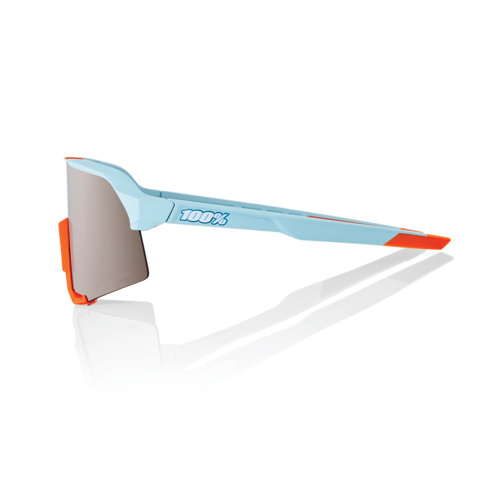 Спортивные очки с диоптриями 100% S3 / Soft Tact Two Tone / HiPER Silver Mirror Lens