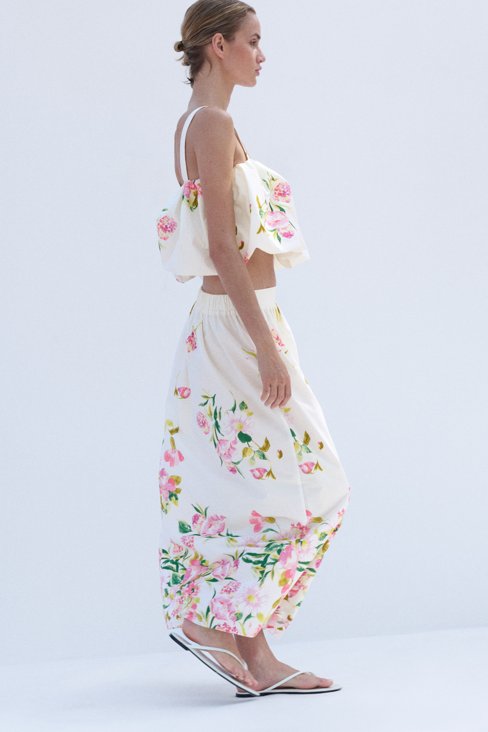 Короткий топ с низом-баллон - H&M