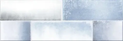 Настенная плитка Alma Ceramica TWU11NYK016 New York 60x20 голубая глянцевая под камень