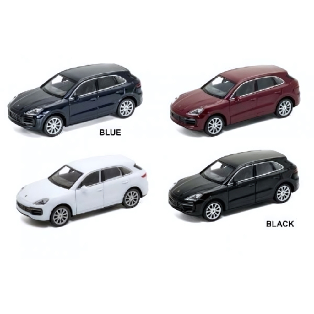 Модель ин. мет. 4.75" "Porsche Cayenne Turbo" открыв. двери 43773D (Kinsmart)