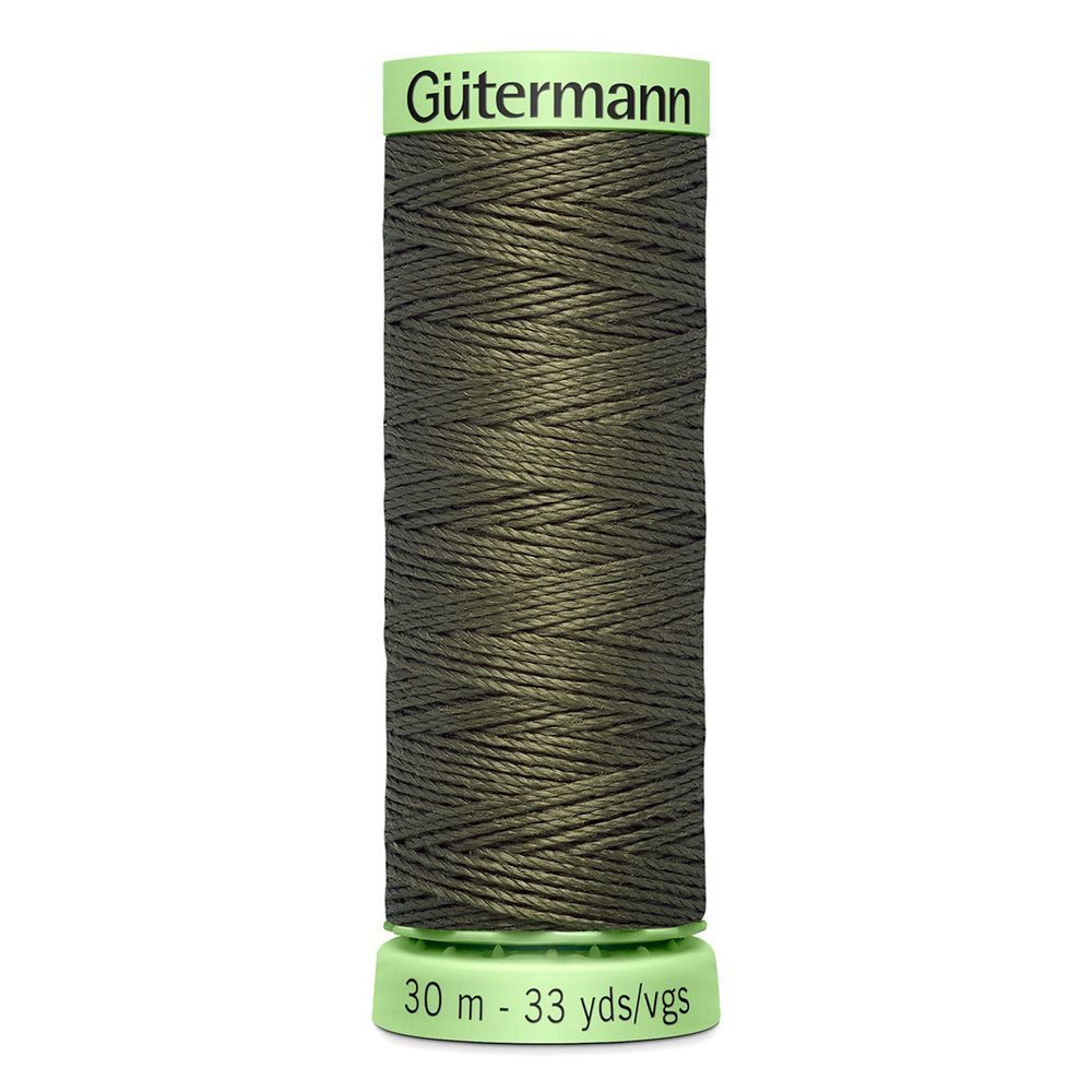Нитки отделочные Gutermann Top Stitch 30 (30 метров), 5 кат. | 676 св.хаки