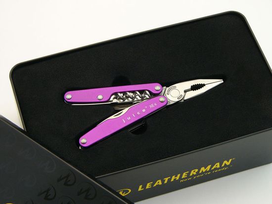 Мультитул-инструмент Leatherman Juice ХЕ6 (фиолет. "Гром") 78105092N