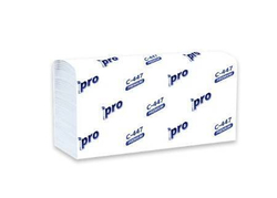 Листовые бумажные полотенца W-сложения "PROtissue" , Артикул С447, 2 сл. 320*225 мм
