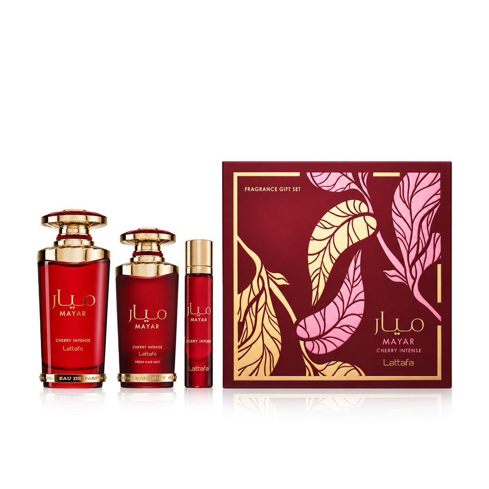 Lattafa Mayar Cherry Intense EDP 100 ml + EDP MINI 12 ml + Hair Mist 50 ml (unisex) 1 pcs