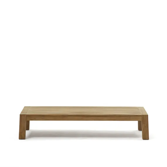 Уличный журнальный столик Forcanera из массива тика 150x71 см