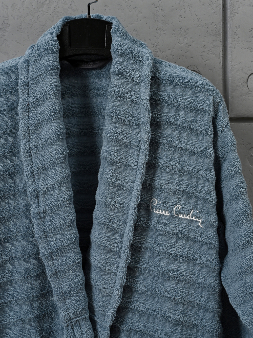 BOR00128 PIERRE CARDIN HOME Халат мужской L/XL лазурь ПВХ