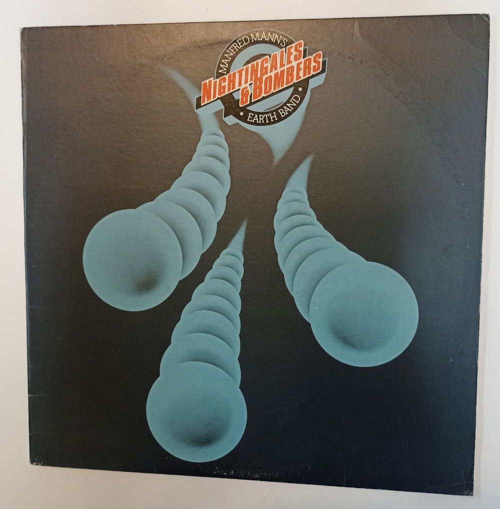 Винтажная виниловая пластинка LP Manfred Manns Earth Band Nightingales and Bombers (UK 1975) NM