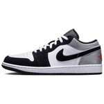 Jordan 1 Low Se White Fire Red Black Matte Silver