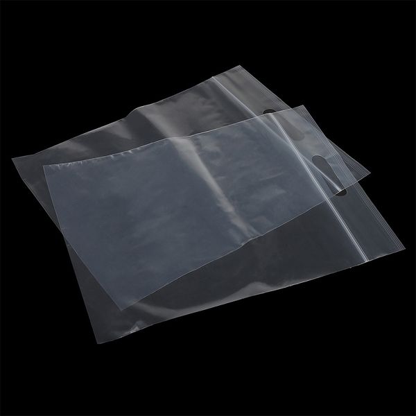 Пакет полиэтиленовый с замком zip lock (зип лок) с вырубной ручкой 80 мкм 28х32см, цв.прозрачный, уп.100 шт