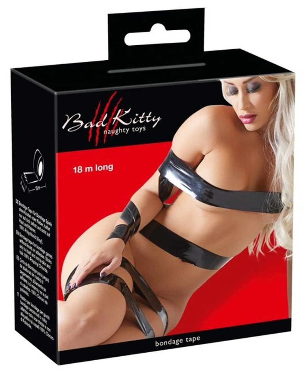 Бондажная лента Bondage Tape 18 Metres long (Цвет: черный)