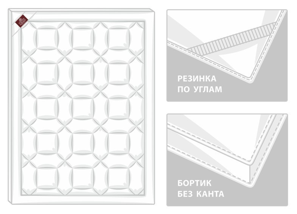 Наматрасник-топпер 180х200 German Grass Мэррис (Topper Wool)