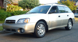 Порог правый Subaru Outback, Legacy (bh) 1998-2003 (1мм)