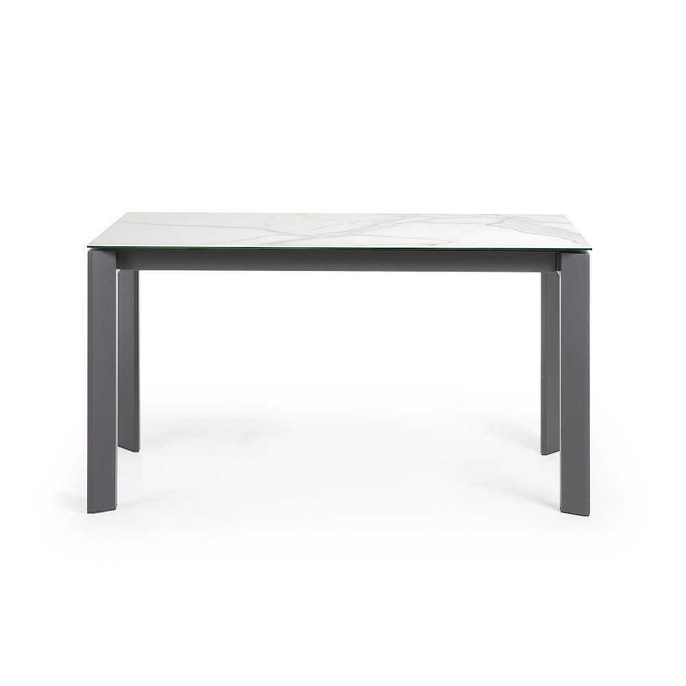 Стол Atta 140 (200) x90 антрацит, керамика