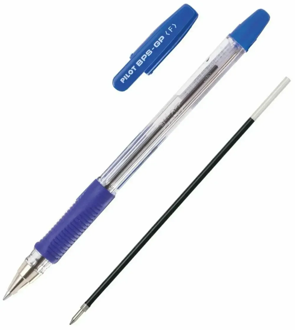 Шариковая ручка PILOT синяя F 0,7 мм (BPS-GP-F-L) 3