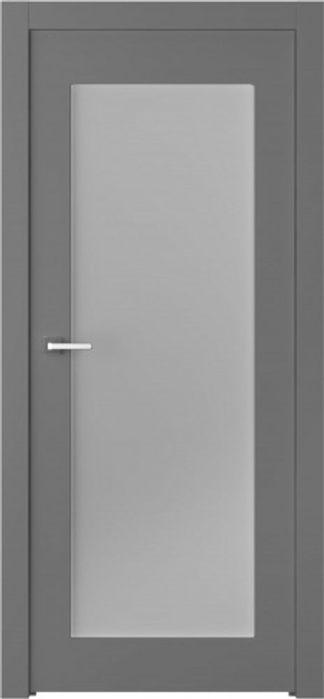 Дверь Кремона 1 / Цвет Эмаль графит / Мателюкс белый каленый / Двери Belwooddoors Дверь Кремона 1 / Цвет Эмаль графит / Мателюкс белый каленый / Двери Belwooddoors