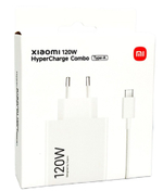 Сетевое зарядное устройство Xiaomi MI 1USB 120W MDY-14-EE с кабелем Type-C белое