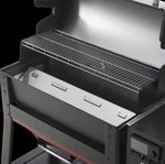 Пеллетный гриль Weber Searwood 600 XL + фронтальный столик