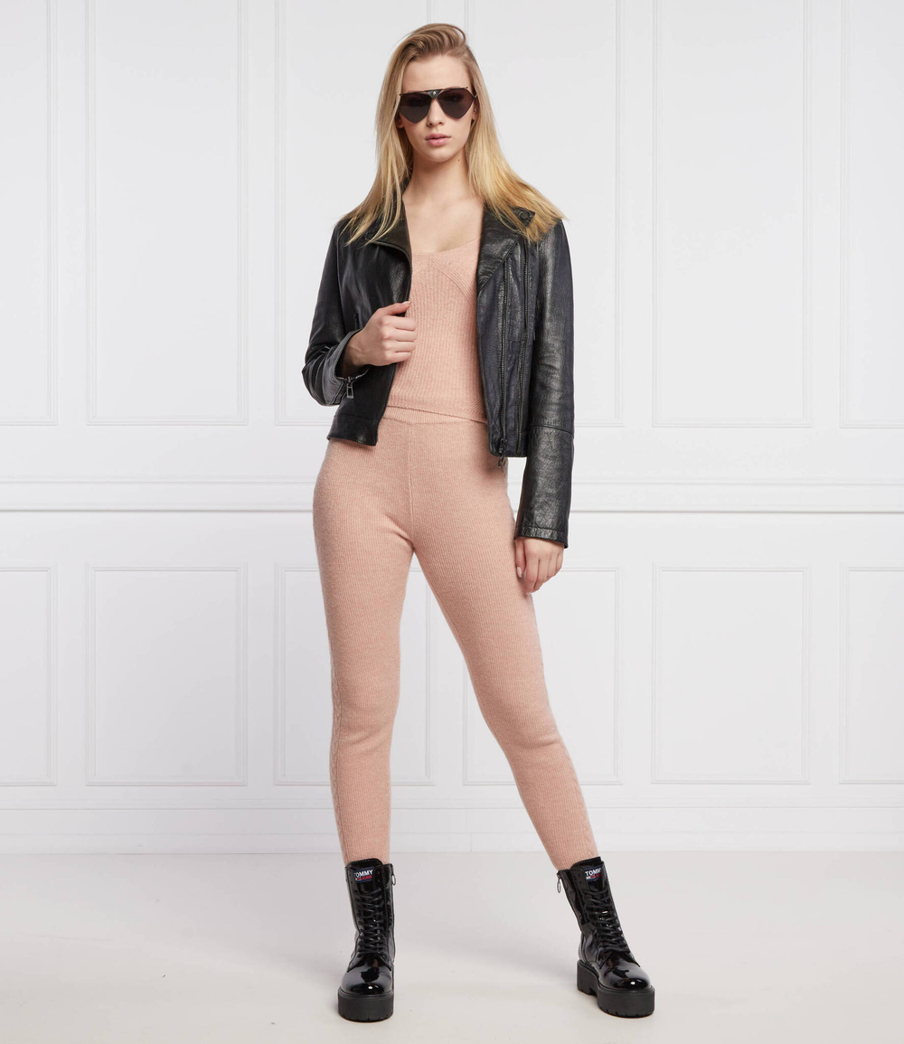 леггинсы sweater GUESS - пудро-розовый(W1BR08 Z2QA0)