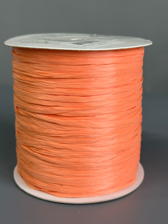 Пряжа ISPIE Raffia (7493501-135A/Тропический оранжевый)