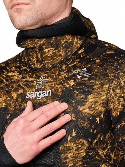 Гидрокостюм Sargan Сталкер 2.0 биоцифровой камуфляж "RD2.0" эластичный неопрен 5 мм