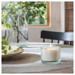 Свеча ароматическая IKEA ADLAD (АДЛАД), Скандинавские леса, Белый, 50 часов