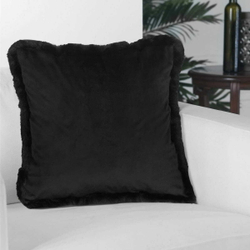 Наволочка декоративная  45x45 Arya home Bonny черная