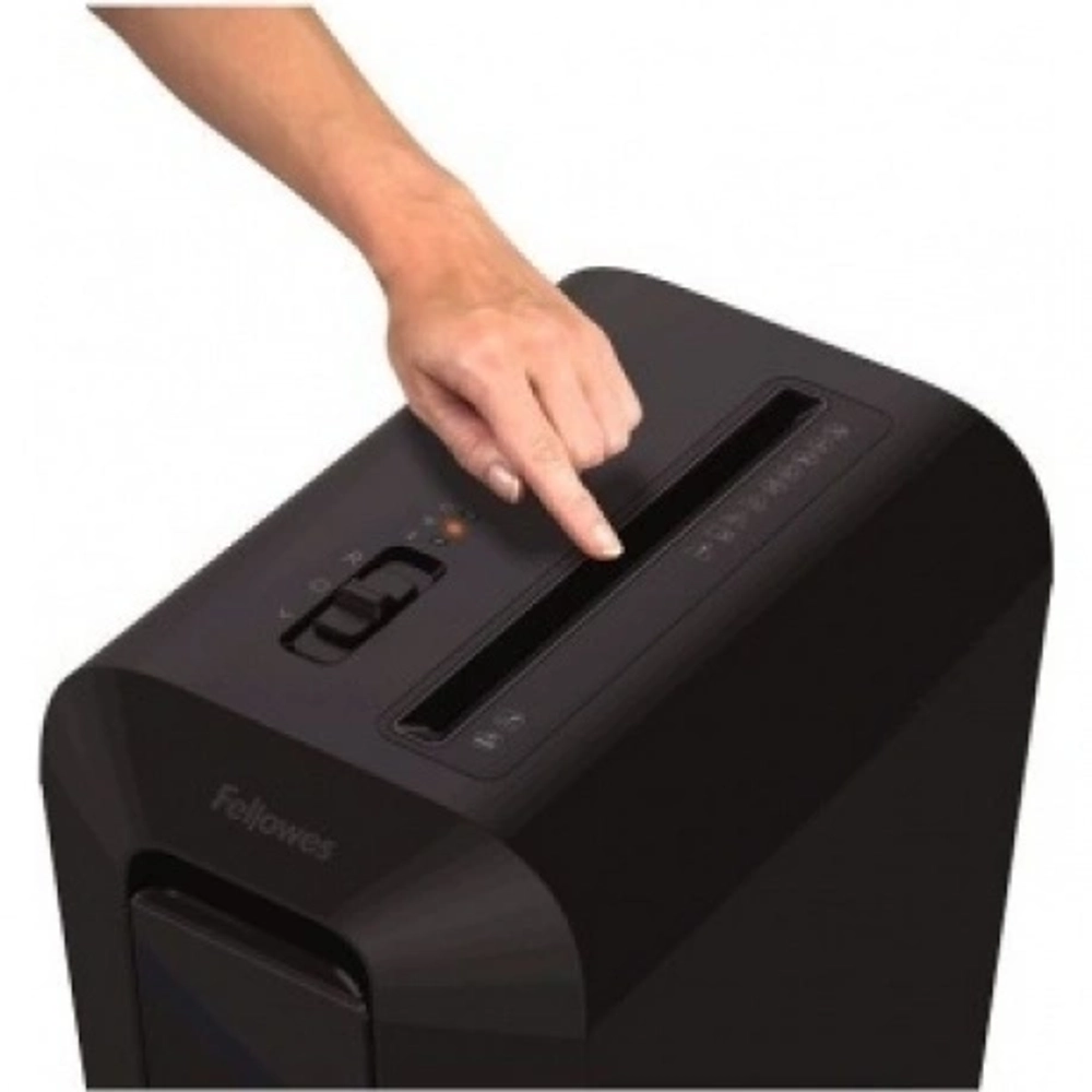 Шредер Fellowes PowerShred LX65 FS-44007(01), черный {DIN P-4, 4х37мм, 8 лст., 17 лтр., уничт.: скрепки,скобы,карты}