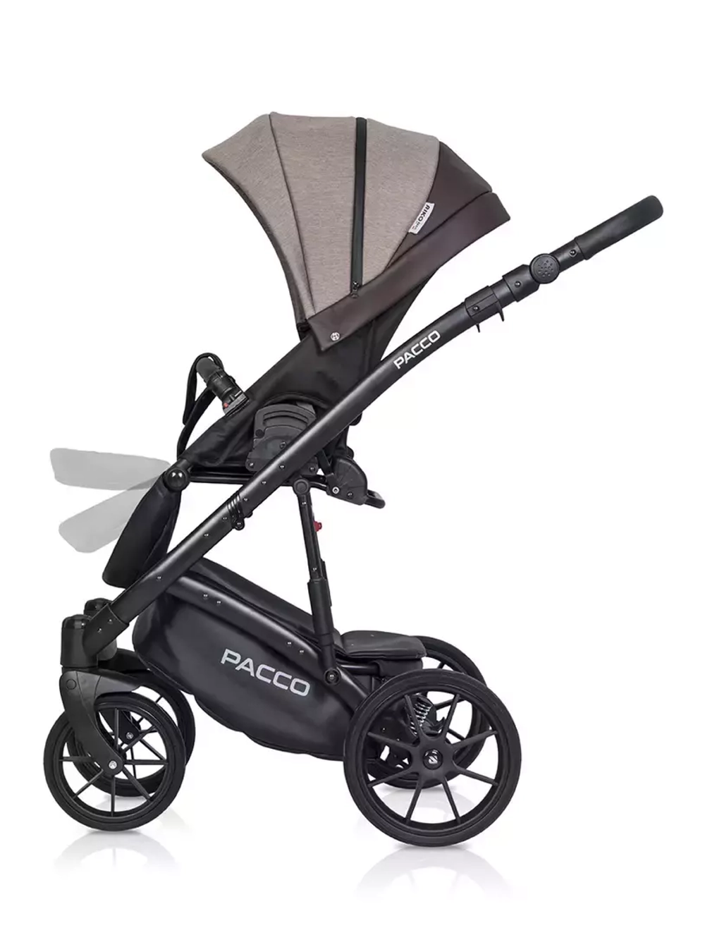 Коляска  PACCO (2 в 1) (RIKO BASIC) 07 Mokka (кофейный-темно-коричневый)