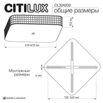 Citilux Портал CL324202 Люстра хрустальная Золото