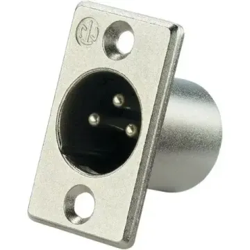 Neutrik NC3MP панельный разъем XLR male