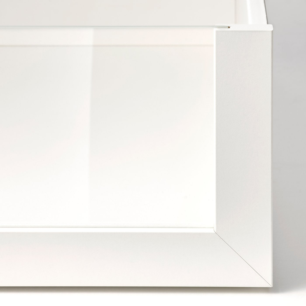 IKEA KOMPLEMENT  (ИКЕА КОМПЛЕМЕНТ)  -  Ящик со стеклянным фасадом - белый 50х58 см