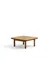Журнальный столик Turqueta из массива тика, 70x70 см