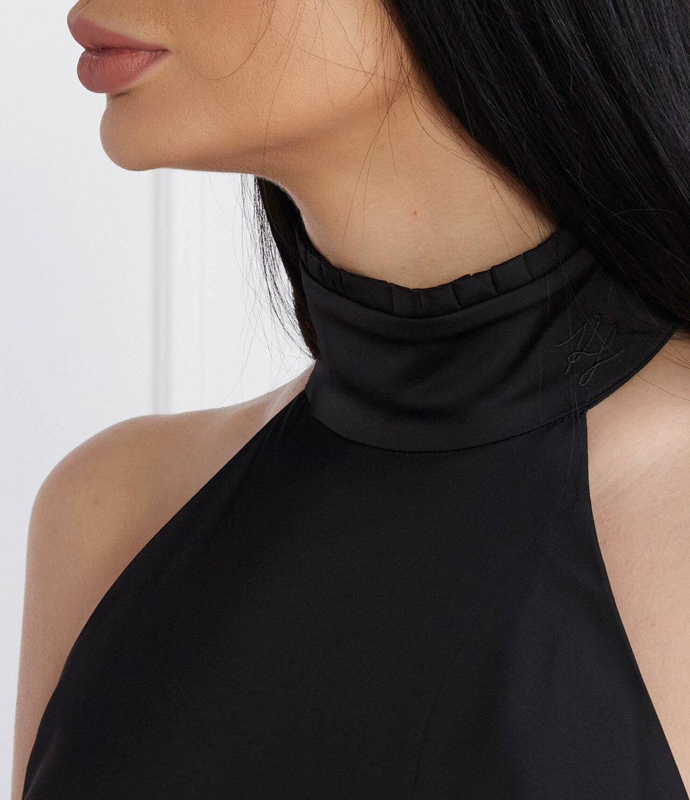 Платье HUN'S PICK RUFFLE Karl Lagerfeld - черный(240W1307)