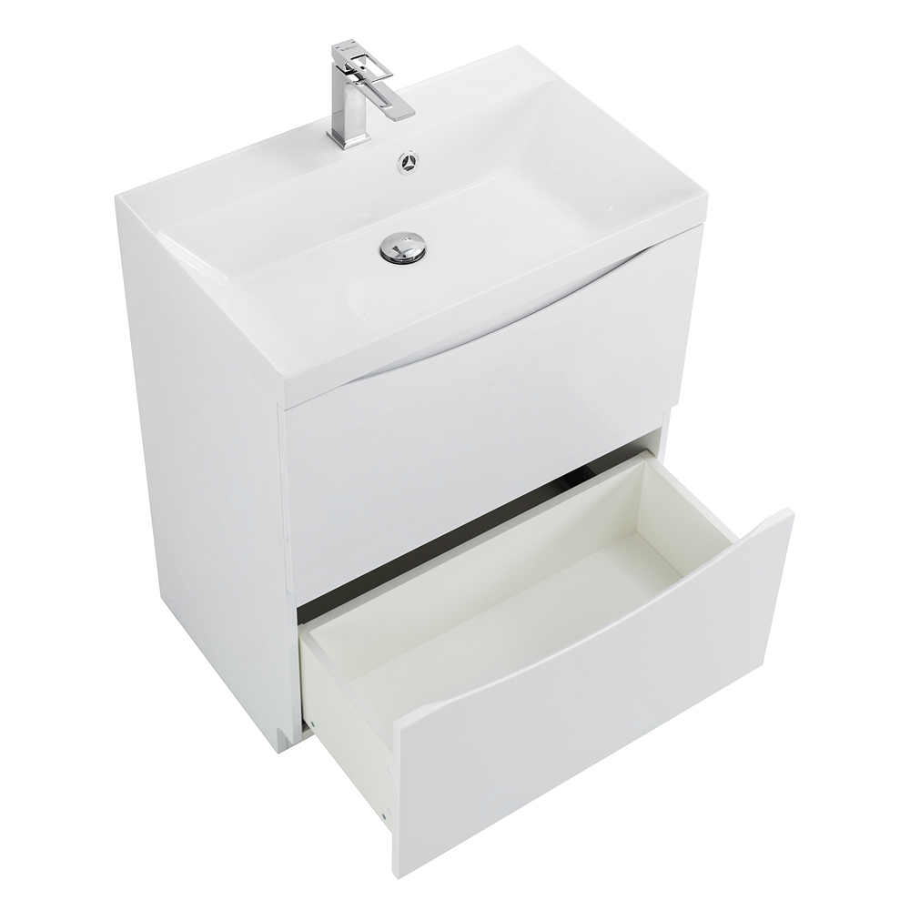 Тумба напольная с раковиной BelBagno MARINO-700-2C-PIA-BL-P