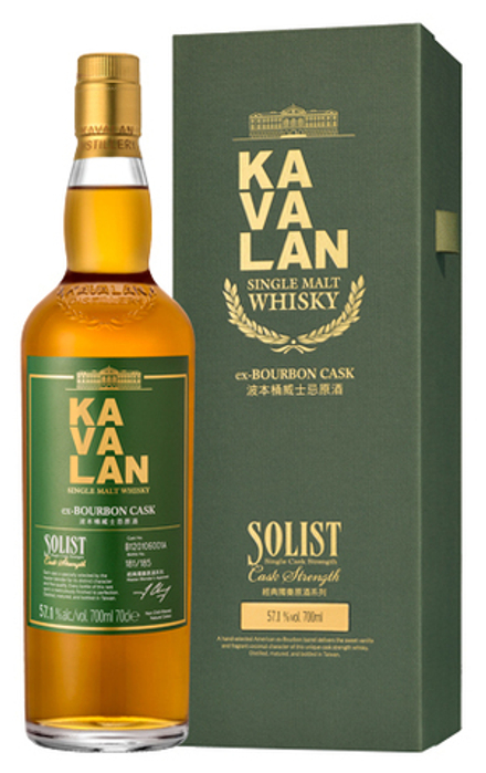 Виски Kavalan Solist ex-Bourbon Cask Single Cask Strength 57,1% 0,7 л
