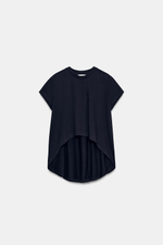 АСИММЕТРИЧНАЯ ХЛОПКОВАЯ ФУТБОЛКА — ZARA