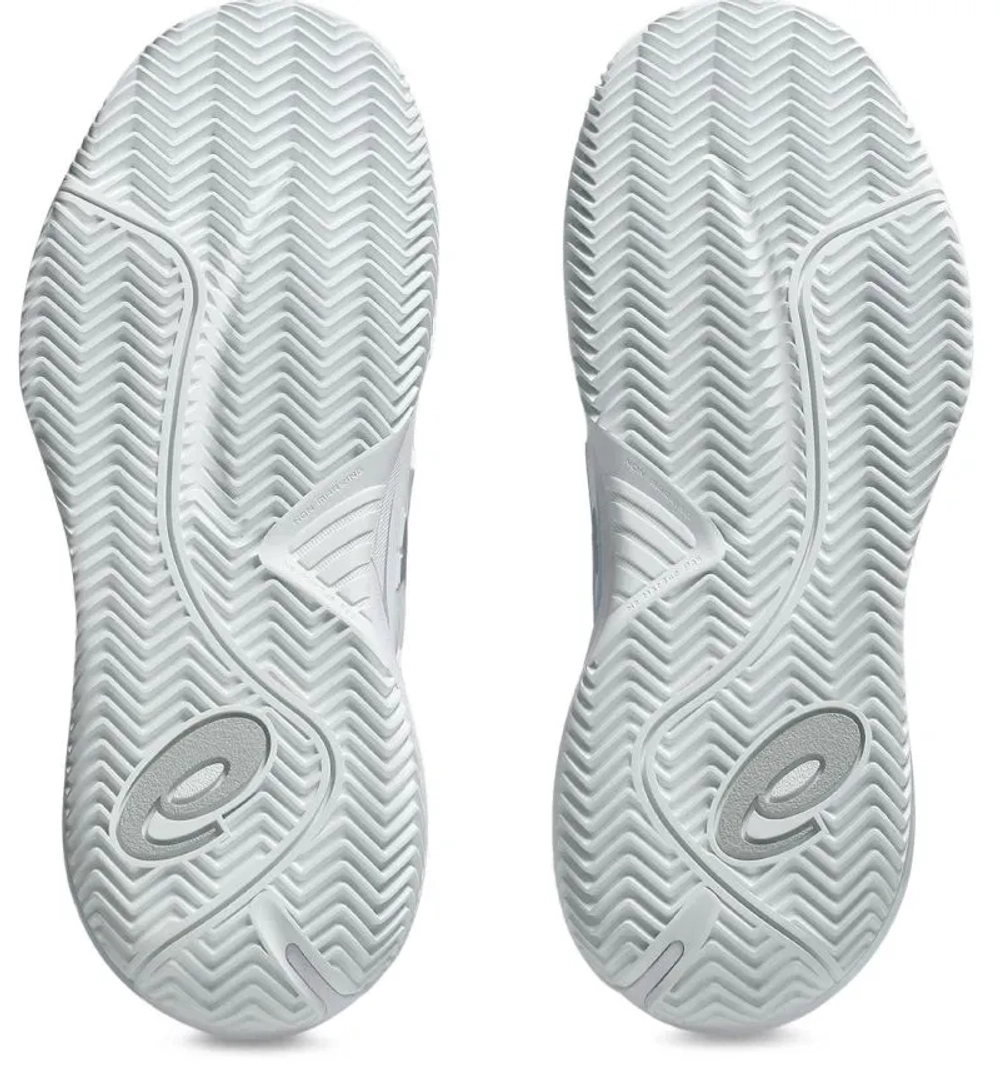 Женские теннисные кроссовки Asics Gel-Resolution X Clay - white/pure silver