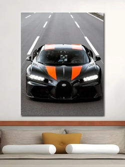 Картина "Bugatti Chiron", галерейная 30х40см 1шт.