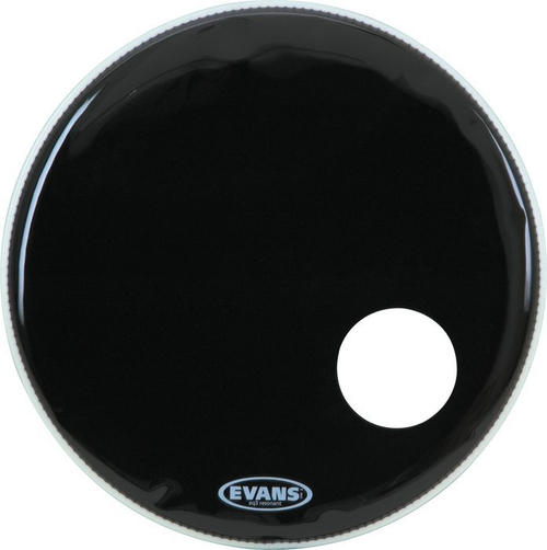 Evans BD20RB EQ3 Resonant Black 20" Перед.пластик для бас бар.с отверстием 5" и демп.кольцом,ч