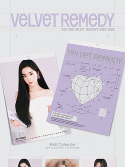 (ПРЕДЗАКАЗ) товары RED VELVET - VELVET REMEDY 2027 SEASON'S GTEETINGS Wall Calendar Version
