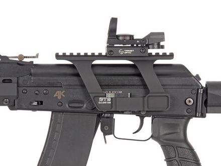 Коллиматорный прицел Target Optic 1x22x33, на Weaver/Picatinny, открытого типа, 4 вида прицельной марки, красная/зелёная, CR2032