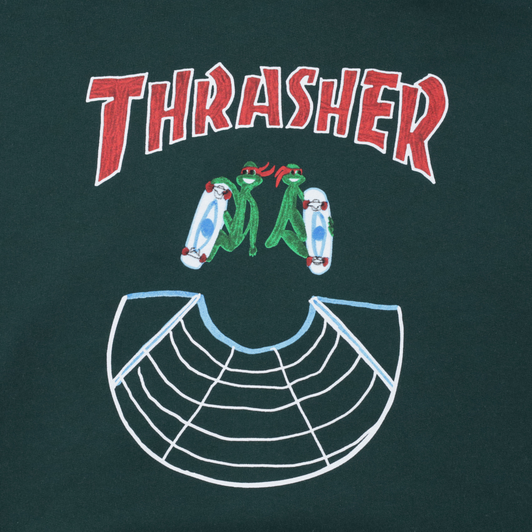 Худи Thrasher Doubles Hood (forest green) артикул: - купить в магазине Дайс