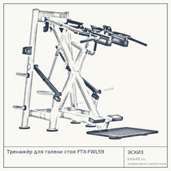 Тренажёр для голени стоя FTX-FWL59 — от 264 000 ₽