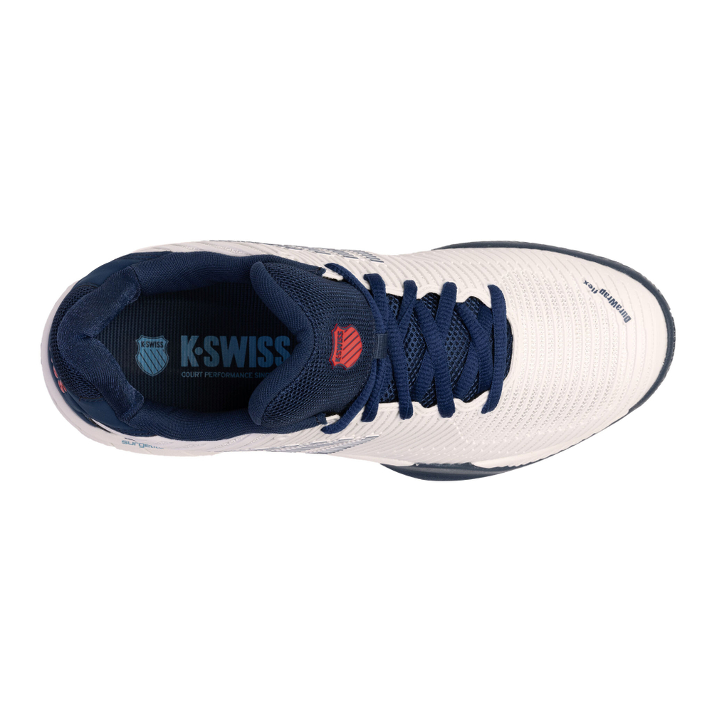 Мужские теннисные кроссовки K-Swiss Hypercourt Express 2 Clay Court Shoe Men - White, Dark Blue